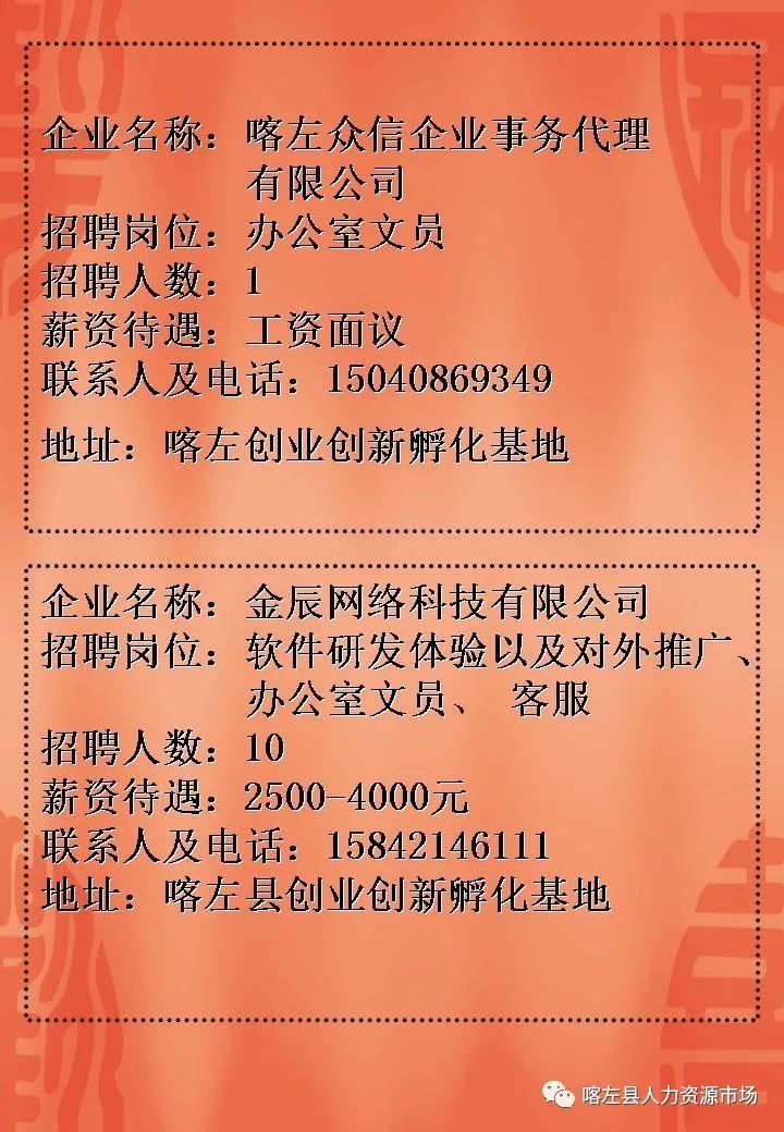 朝阳附近最新招聘信息概览